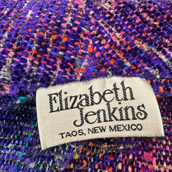 Elizabeth Jenkins Handwoven Chenille Modern Funky Vest - Picture 9 of 11